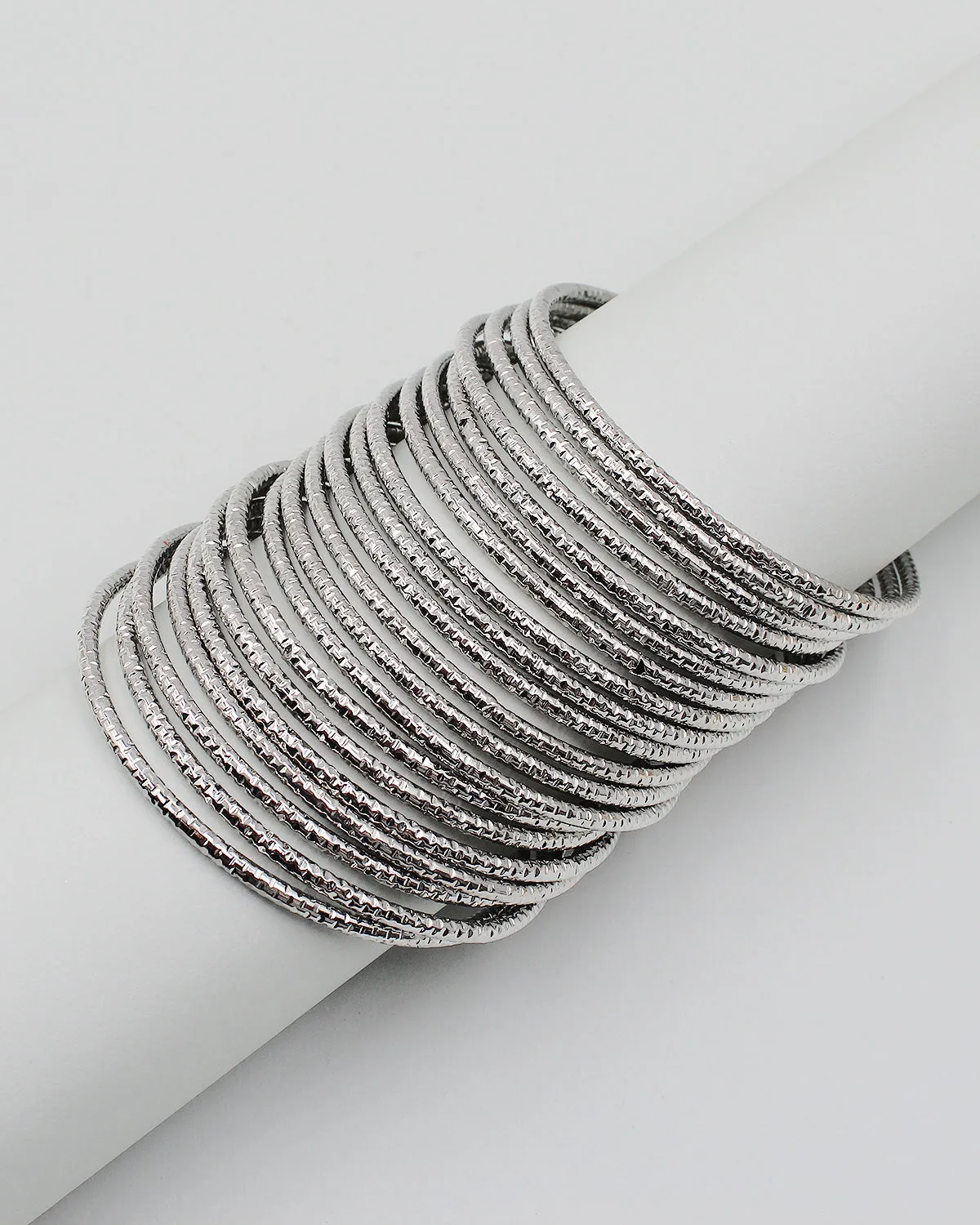 20PC Diamond Cut Bangle Set