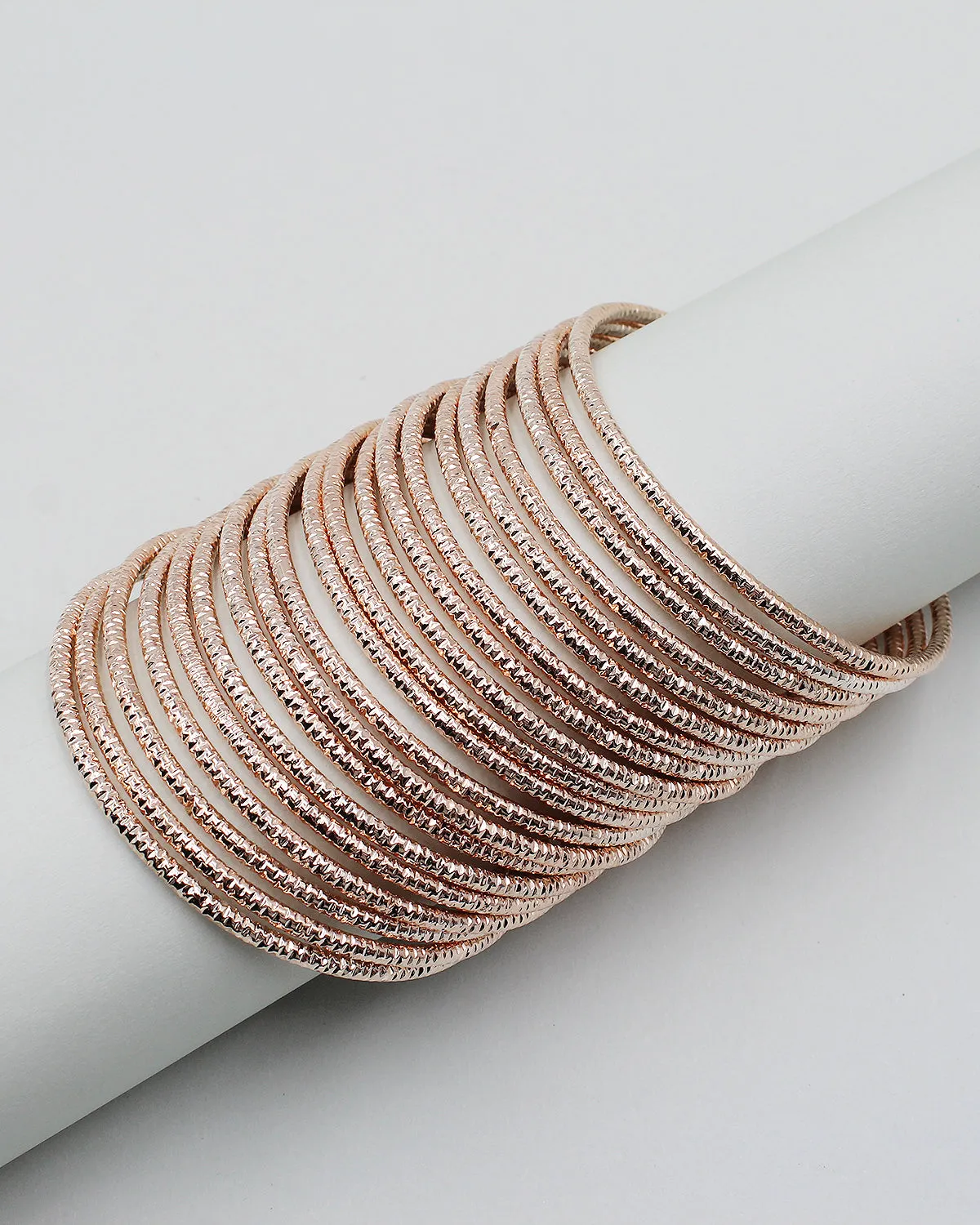 20PC Diamond Cut Bangle Set