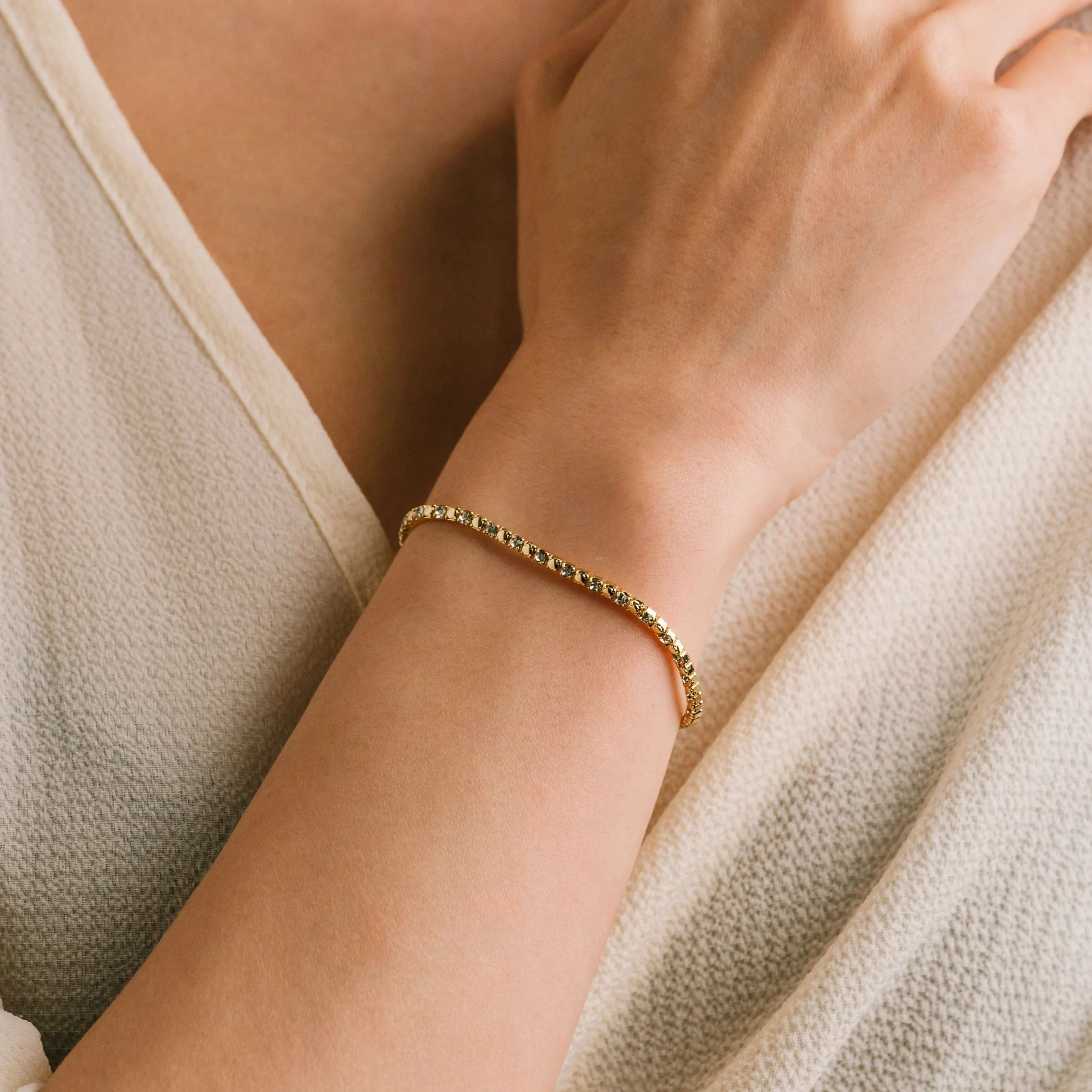 7” Tennis Metal Bracelet