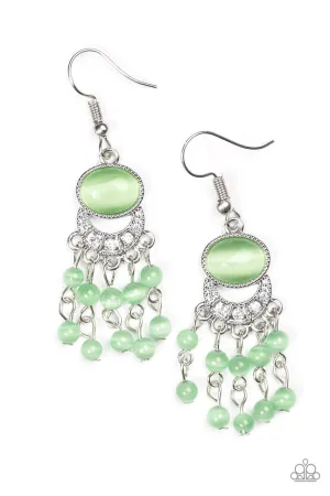 A Spring State of Mind Green Paparazzi Earrings