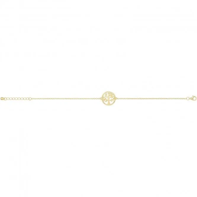 Acotis Silver Bracelet Gold Plated Tree Of Life G2698GP
