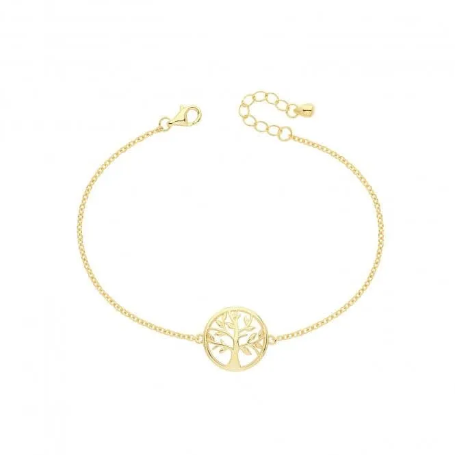 Acotis Silver Bracelet Gold Plated Tree Of Life G2698GP