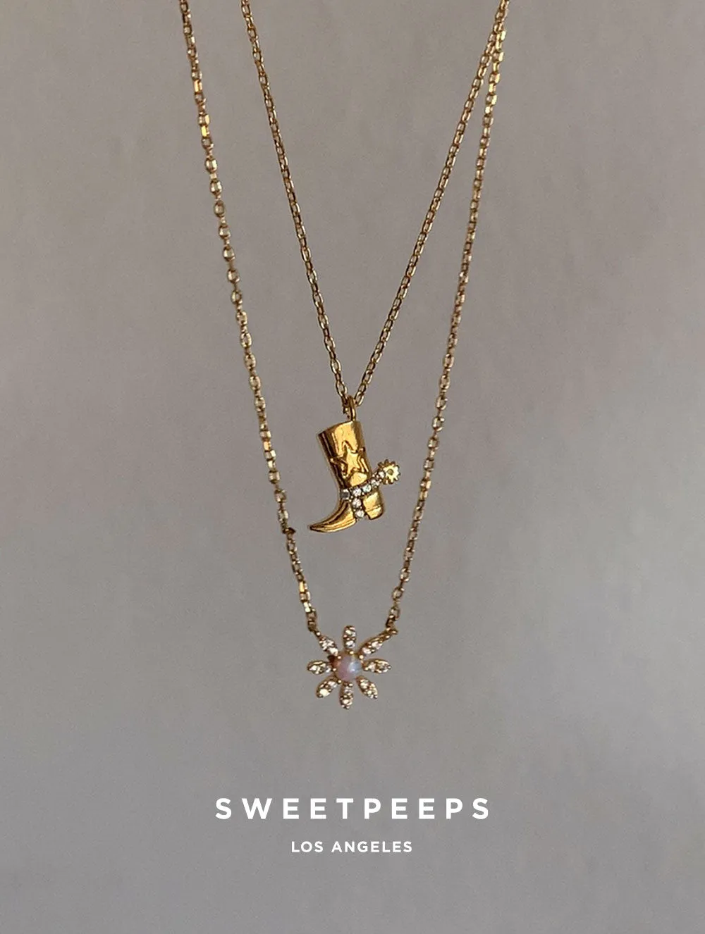 Amber Lily Necklace