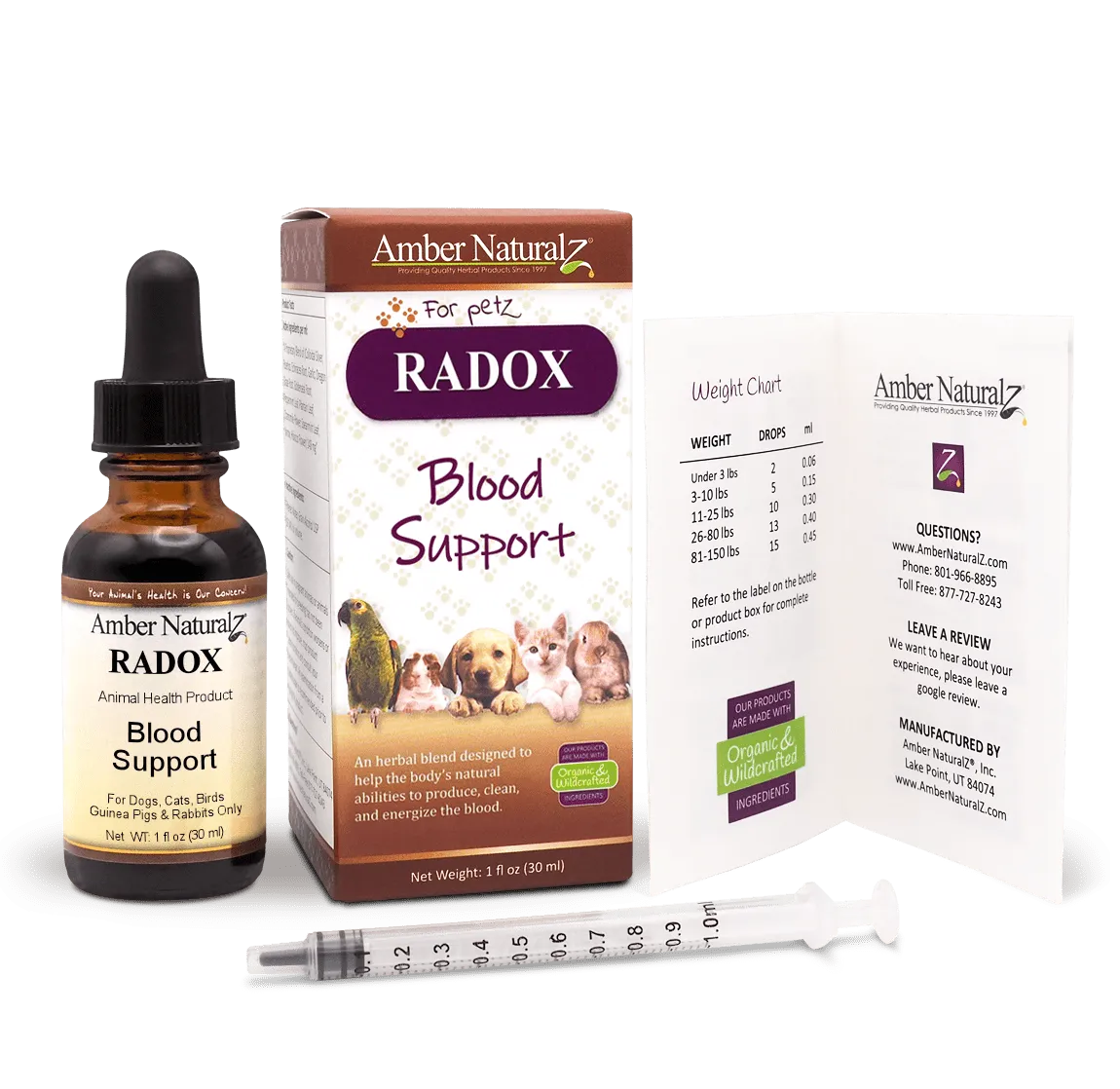 Amber Naturalz RADOX: Blood Support - 1 Ounce