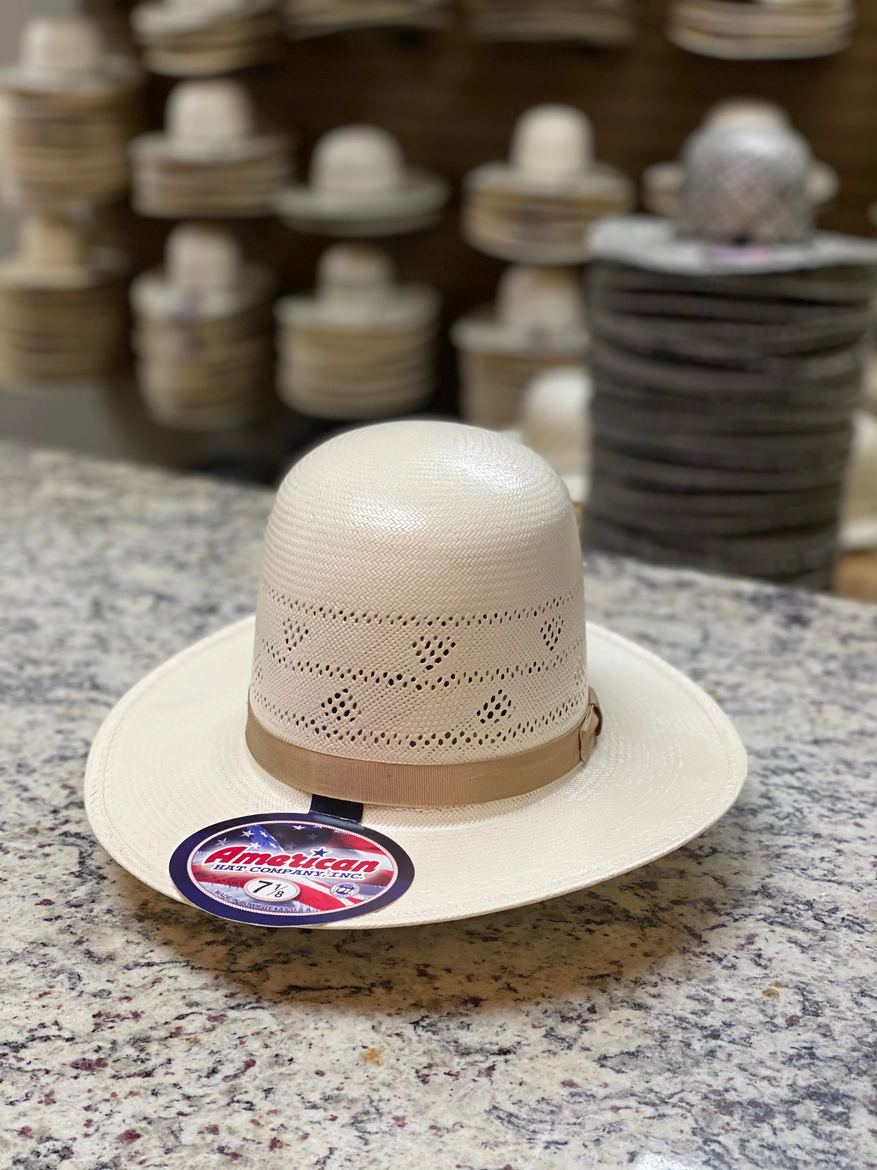 American Hat Company -  Open Crown - 8200 9LCHAM