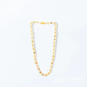 Baltic Amber Necklace for Natural Pain Relief - 18 Inches Long