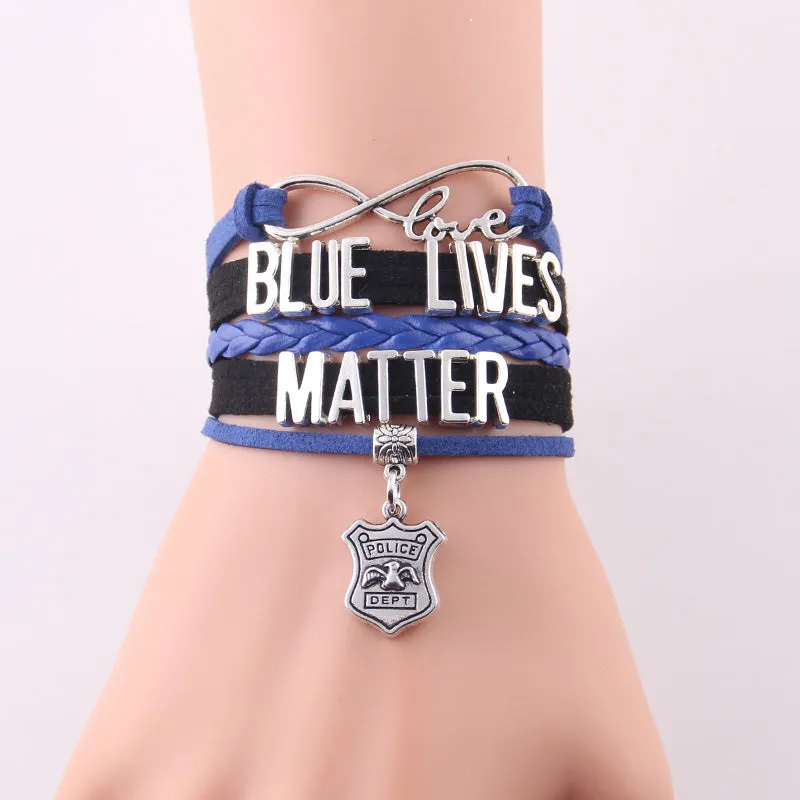 Blue Lives Matter Bracelet