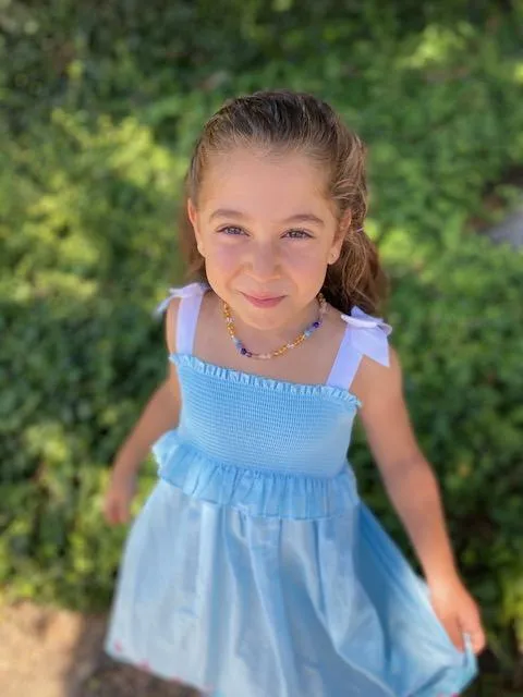Boost Immune System with Amber and Pastel Rainbow Big Kid Necklace - Natural Relief for Sinus, Ear, Headaches, and Focus