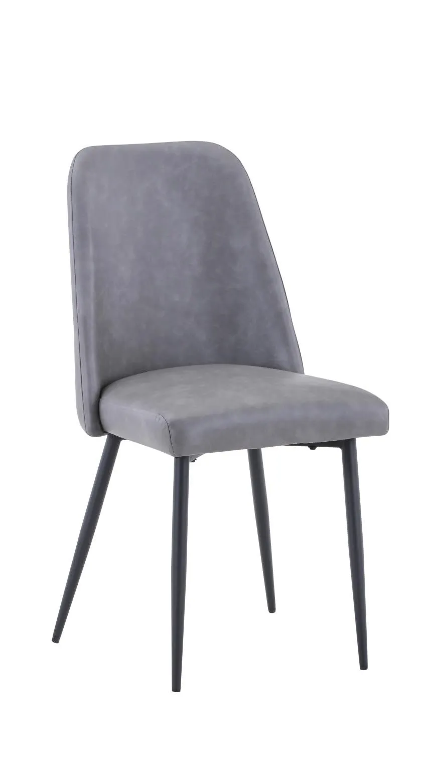 Brandon with Maddie Chairs - Gray