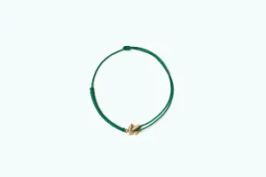 Bunny Vivid Vitamin Cord Anklet Gold Green