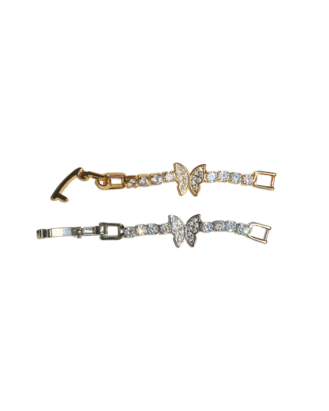 Butterfly Pavé Tennis Necklace