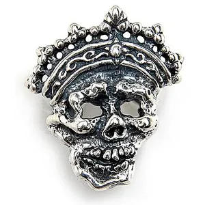 Crown Skull Medium Pendant