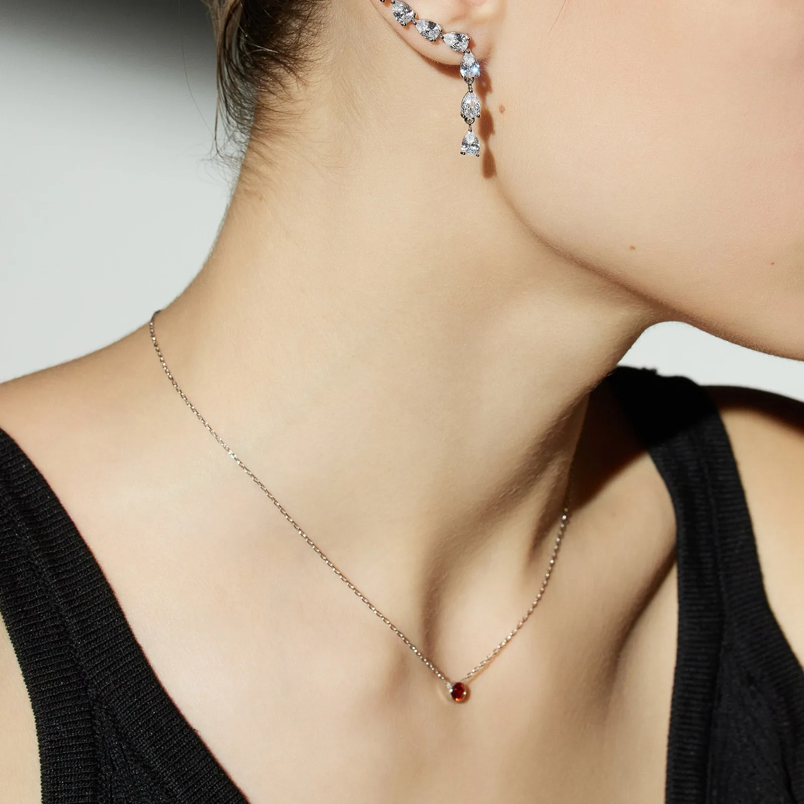 Crystal Pendant Necklace