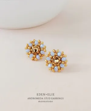 EDEN   ELIE Andromeda Stud Earrings - moonstone