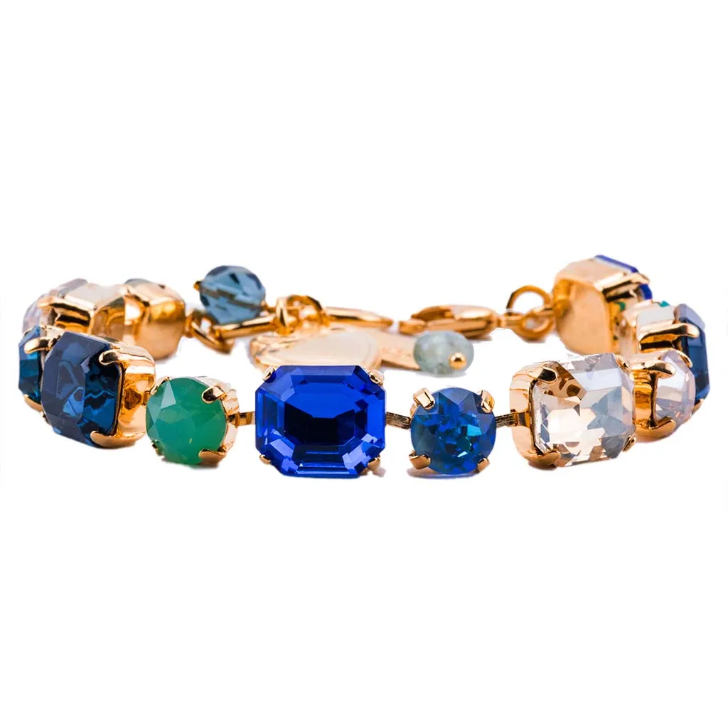 Emerald Cut and Round Bracelet in "Fairytale" *Custom*