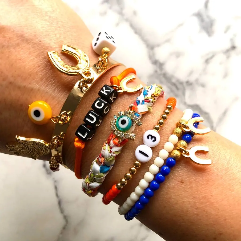 Good Luck Charm Cuff Bracelet