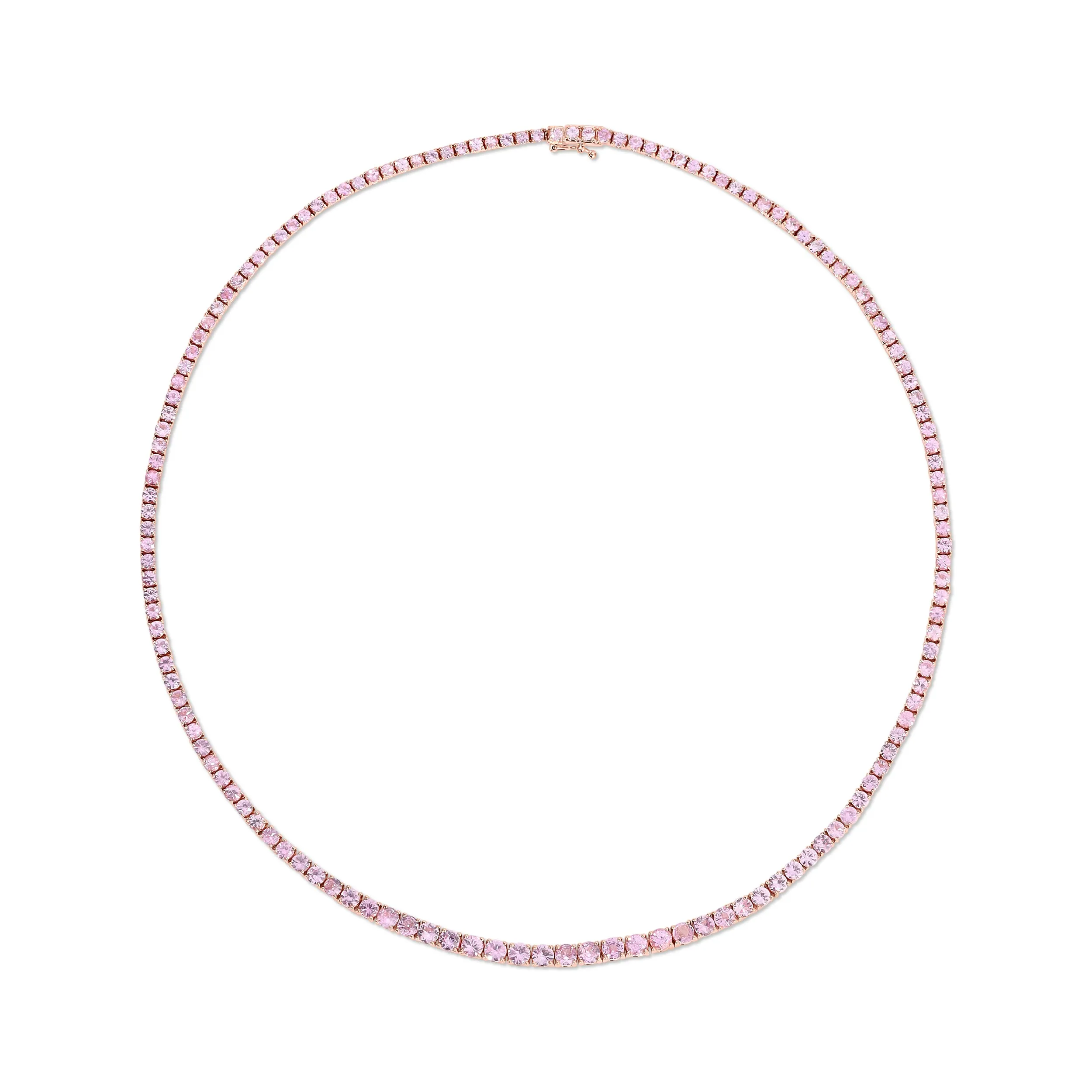 GRADUATED PINK SAPPHIRE HEPBURN CHOKER