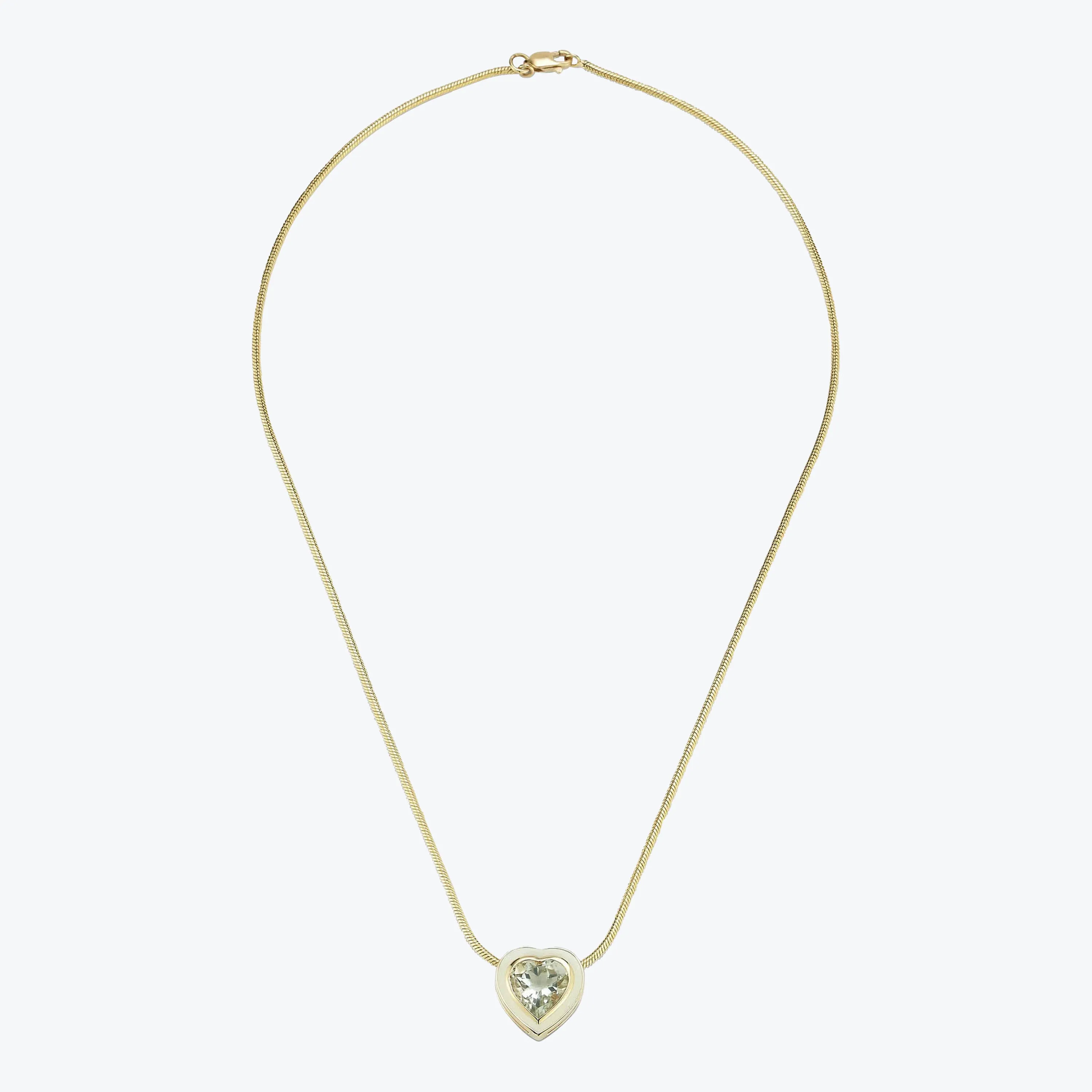 Green Amethyst Necklace