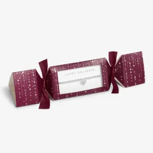 Happy Holidays Heart Cracker Box Bracelet
