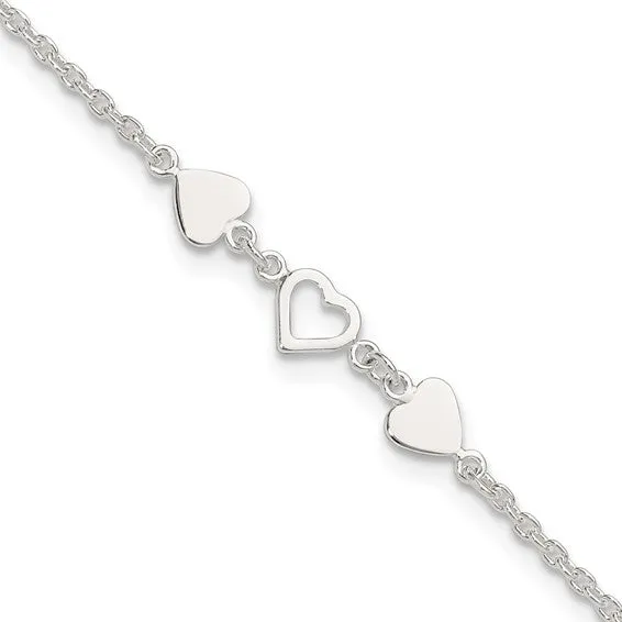 Heart Link Anklet