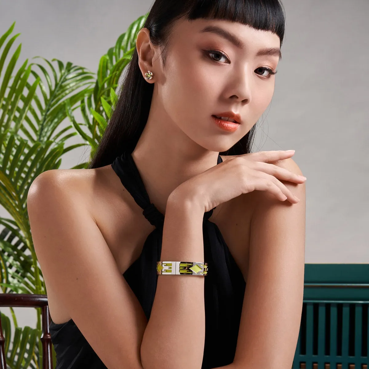 Ikat Bangle - Shophouse Pink