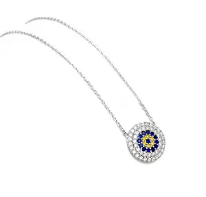 INDIGO EVIL EYE NECKLACE