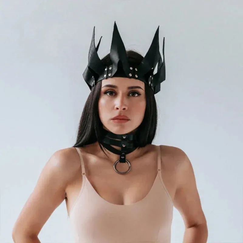 Leather Crown