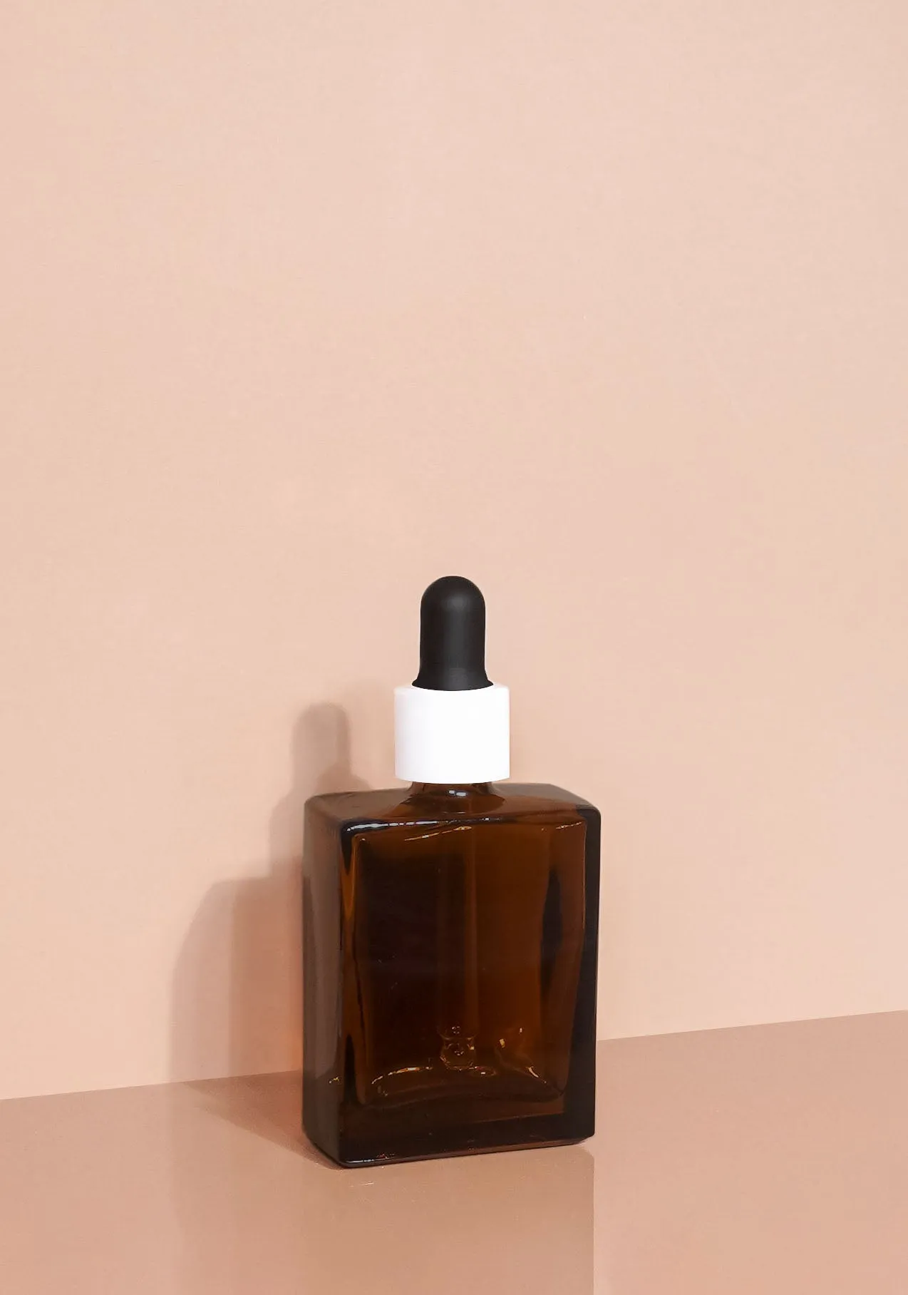 Lily Glass Bottle | Amber | Black Rubber Dropper