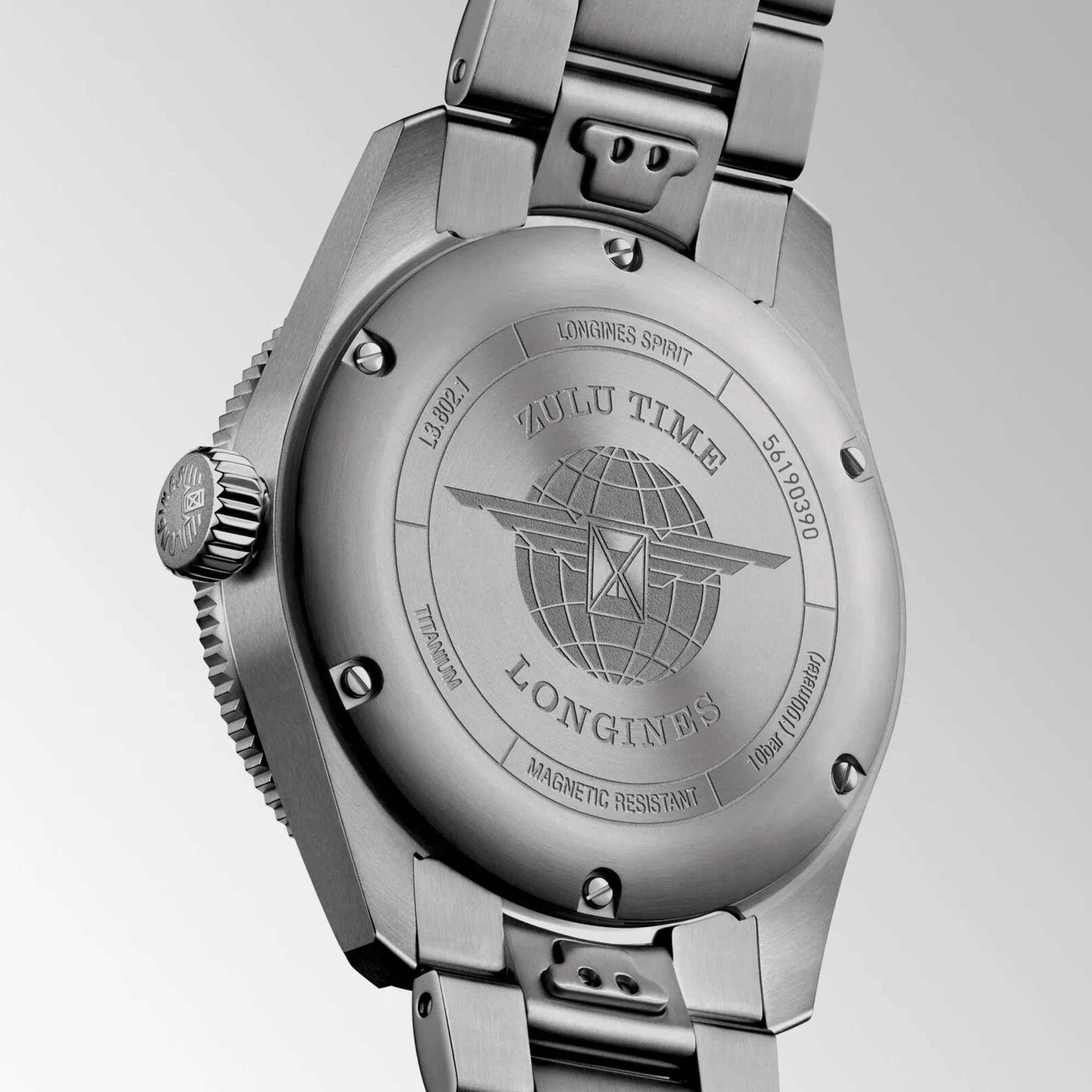 Longines Spirit Zulu Time Titanium 39 mm