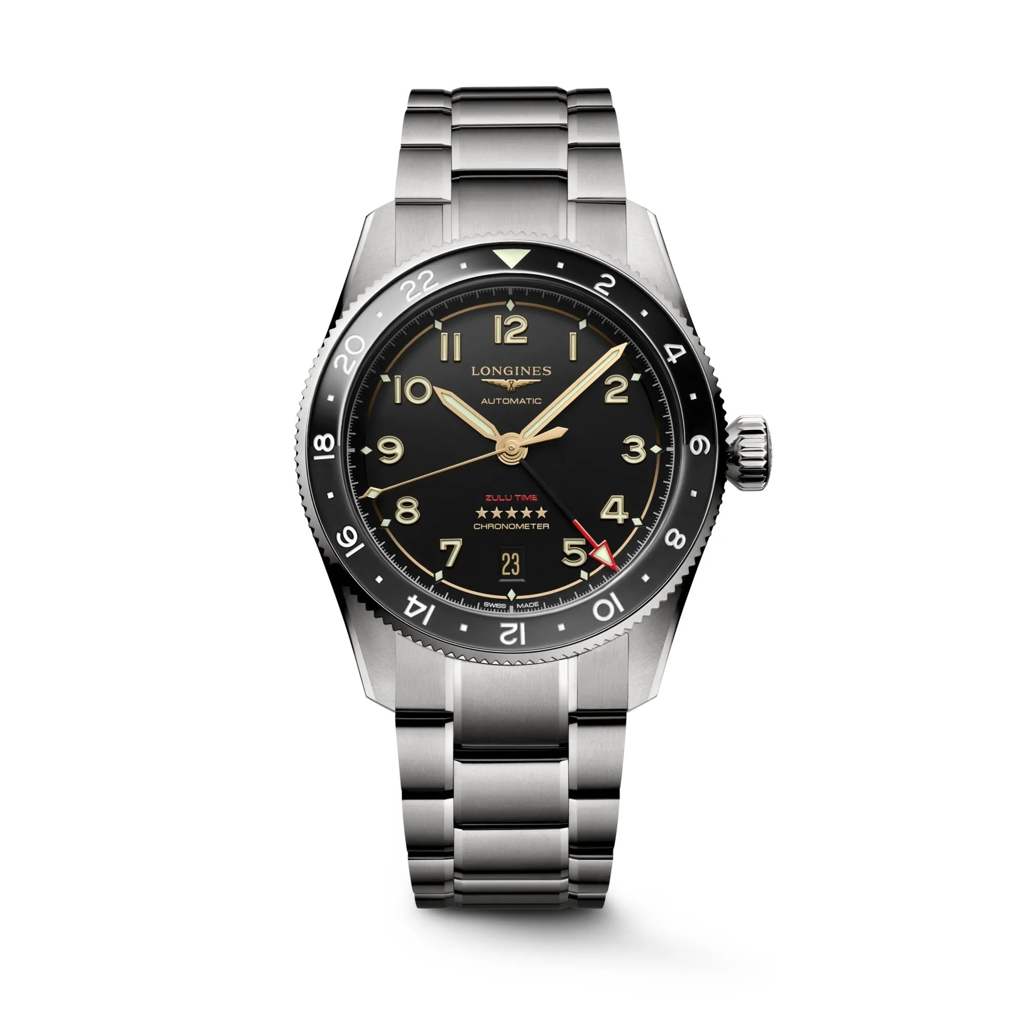 Longines Spirit Zulu Time Titanium 39 mm