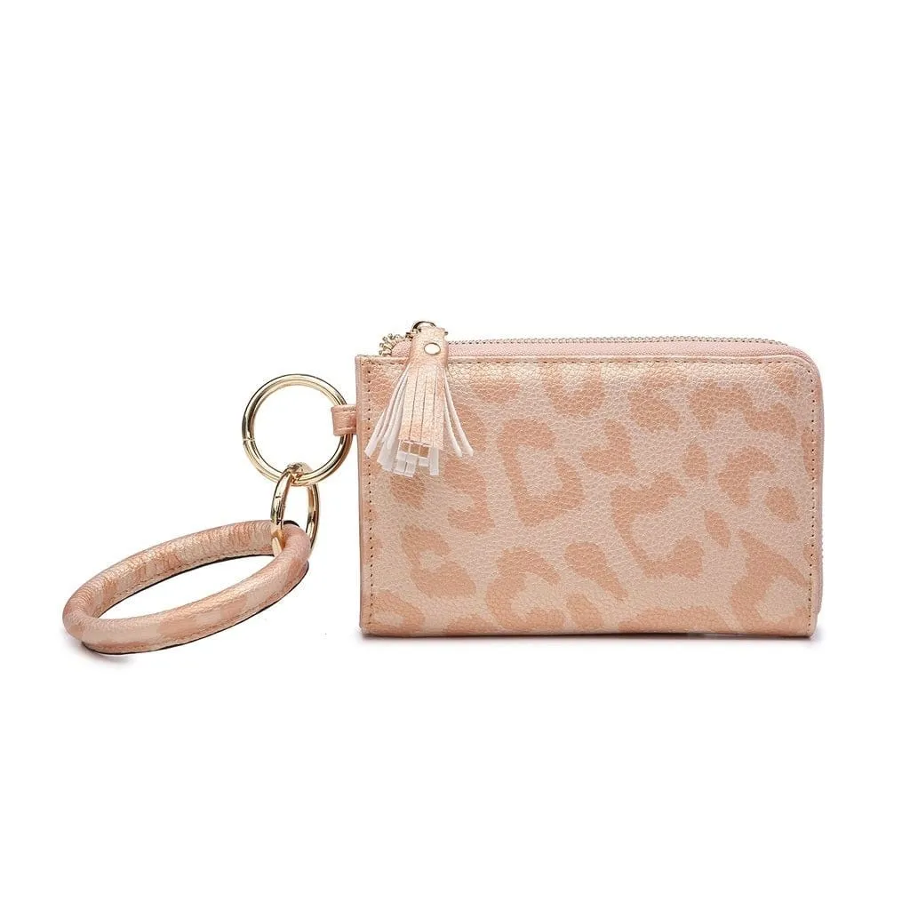 M1973 Wristlet Zipper Bangle/Wallet/Cardholder w/ Tassel