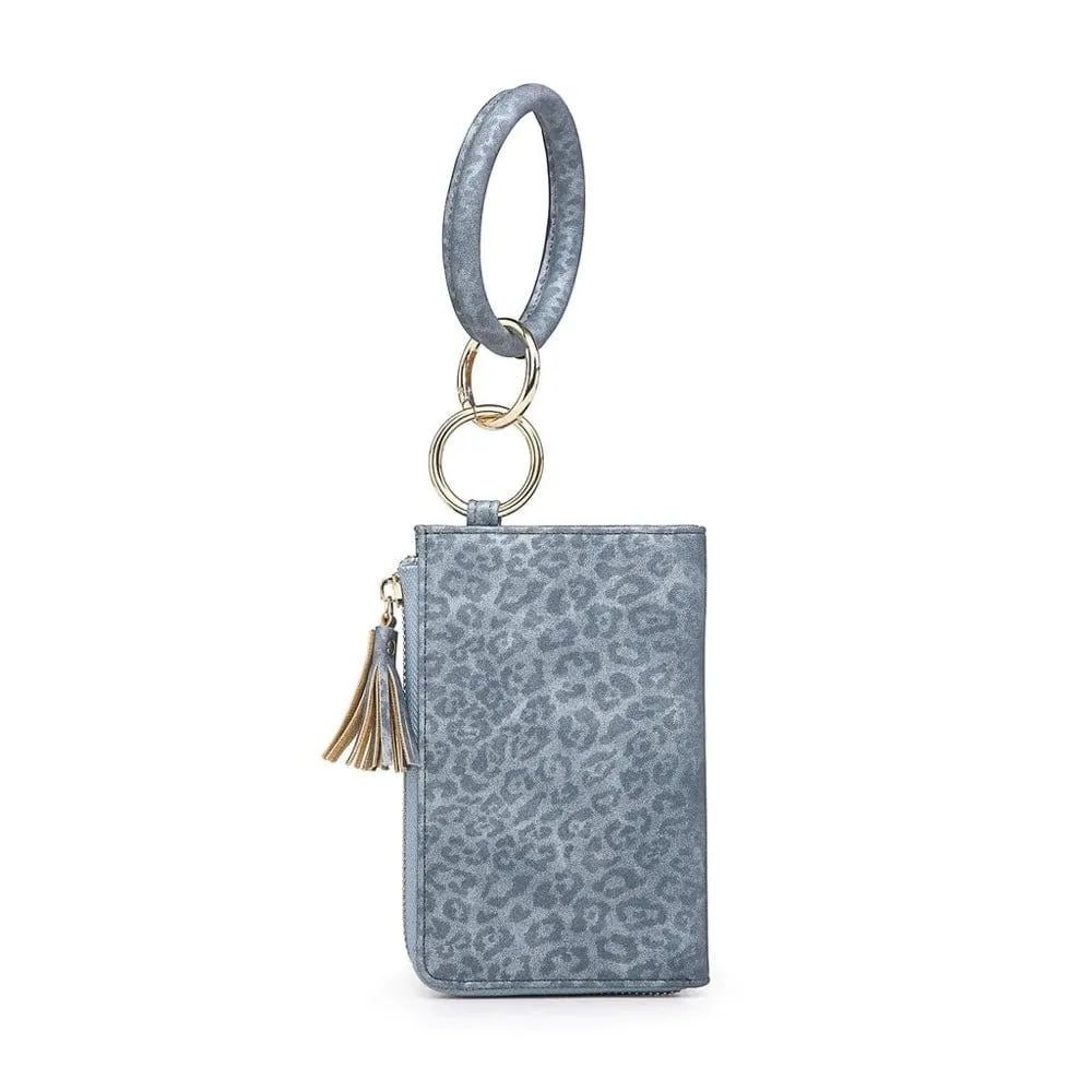 M1973 Wristlet Zipper Bangle/Wallet/Cardholder w/ Tassel