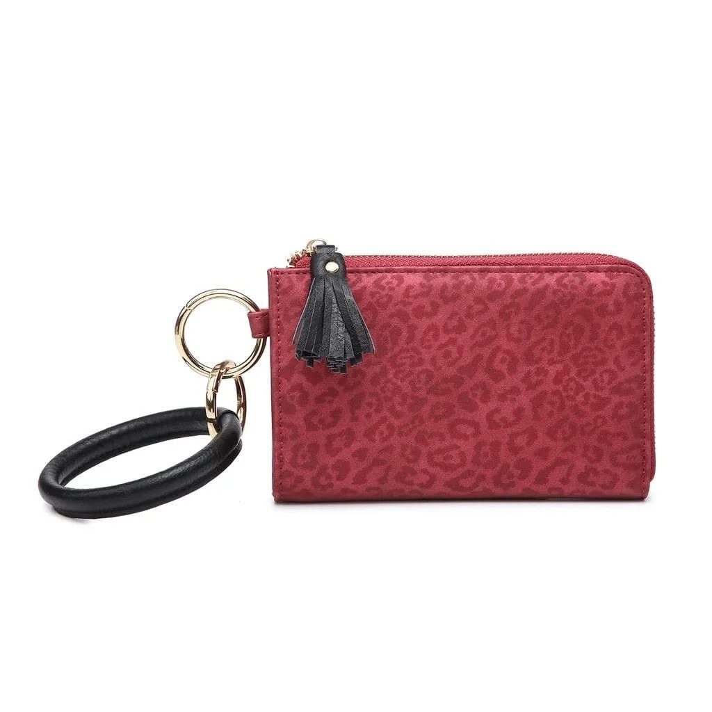 M1973 Wristlet Zipper Bangle/Wallet/Cardholder w/ Tassel