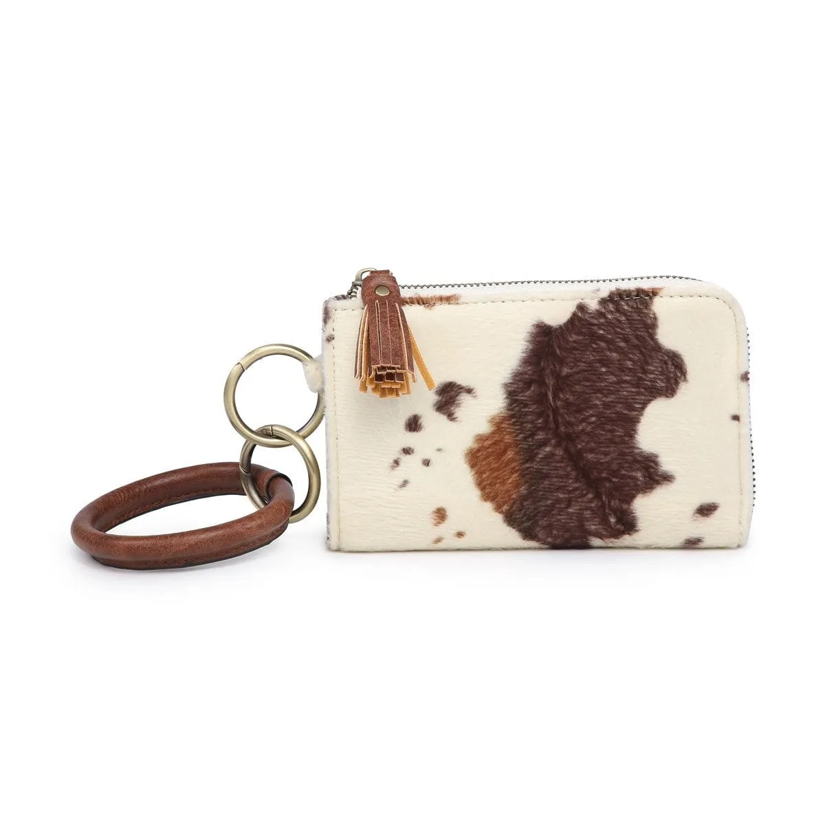 M1973 Wristlet Zipper Bangle/Wallet/Cardholder w/ Tassel