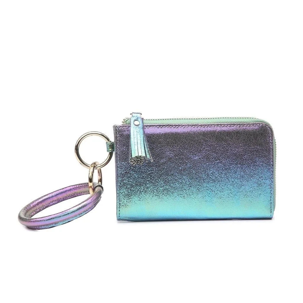 M1973 Wristlet Zipper Bangle/Wallet/Cardholder w/ Tassel