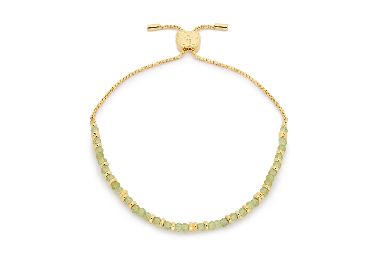 Mana Peridot Gold Bracelet Stack