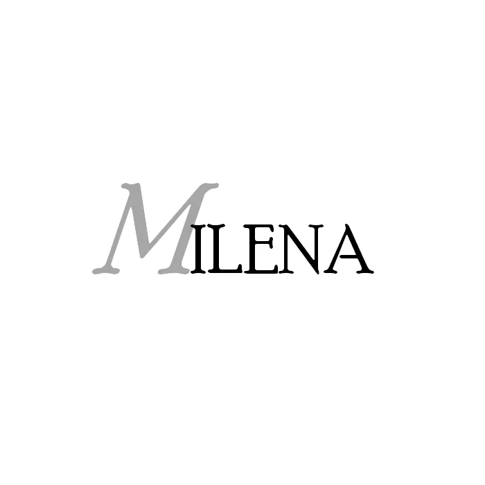 MILENA Necklace Mix Amber Four-Leaf Clover Pendant Small