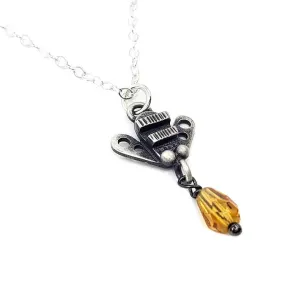 Necklace - Honey Bee (Sterling Silver) by Chickenscratch