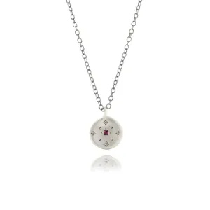 NEW! New Moon Charm with Ruby Pendant by Adel Chefridi