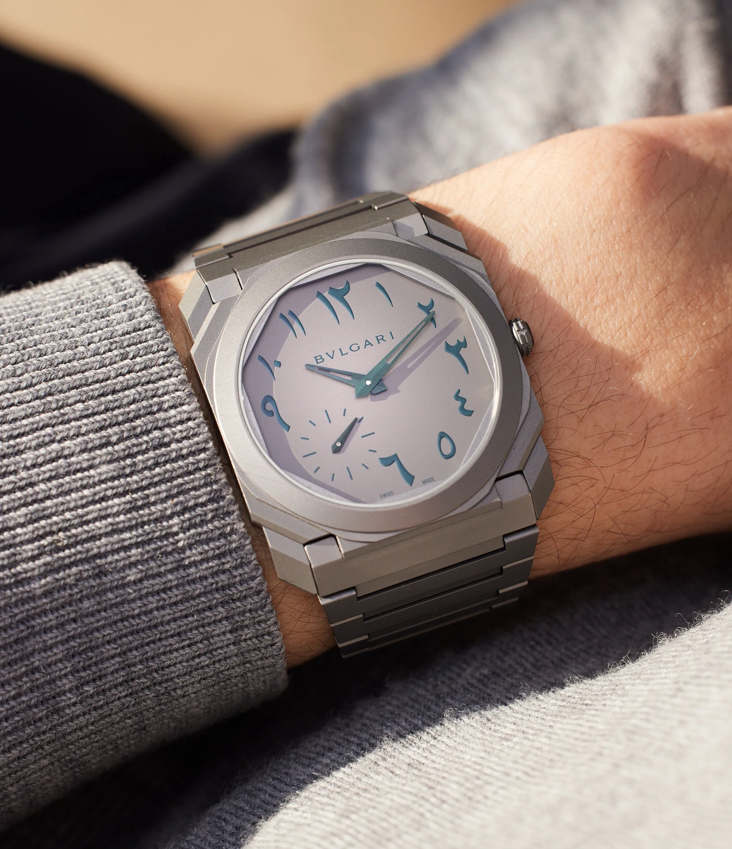 Octo Finissimo | Arabic Numerals | Titanium