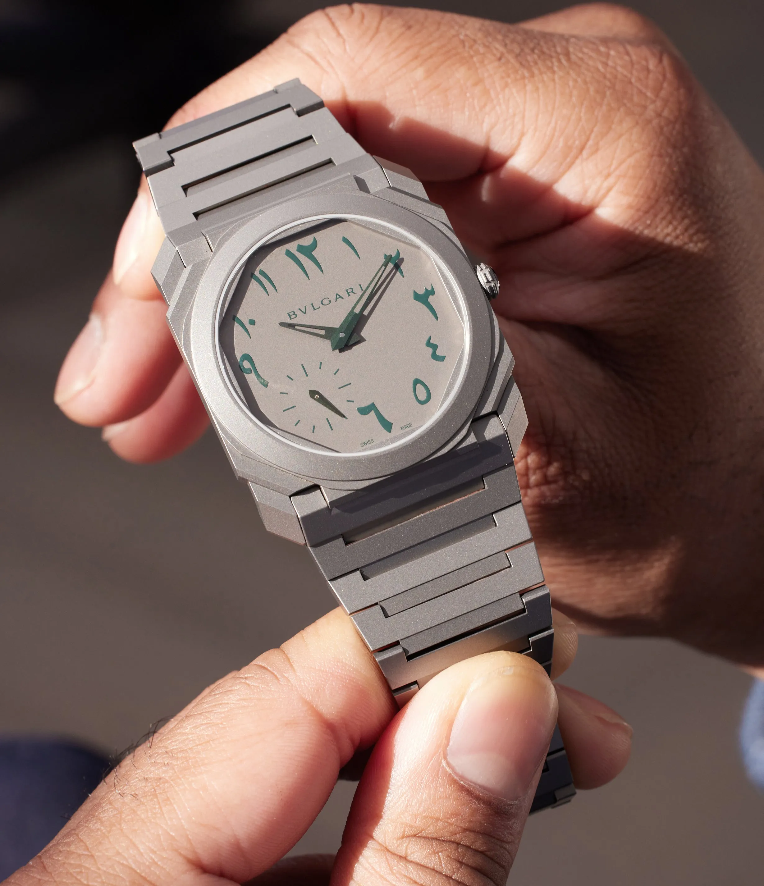 Octo Finissimo | Arabic Numerals | Titanium