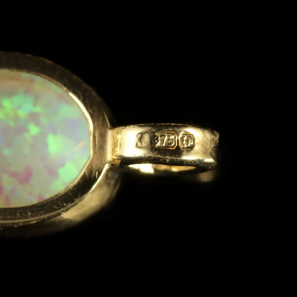 Opal Green Paste  Gold Bracelet 9Ct Gold