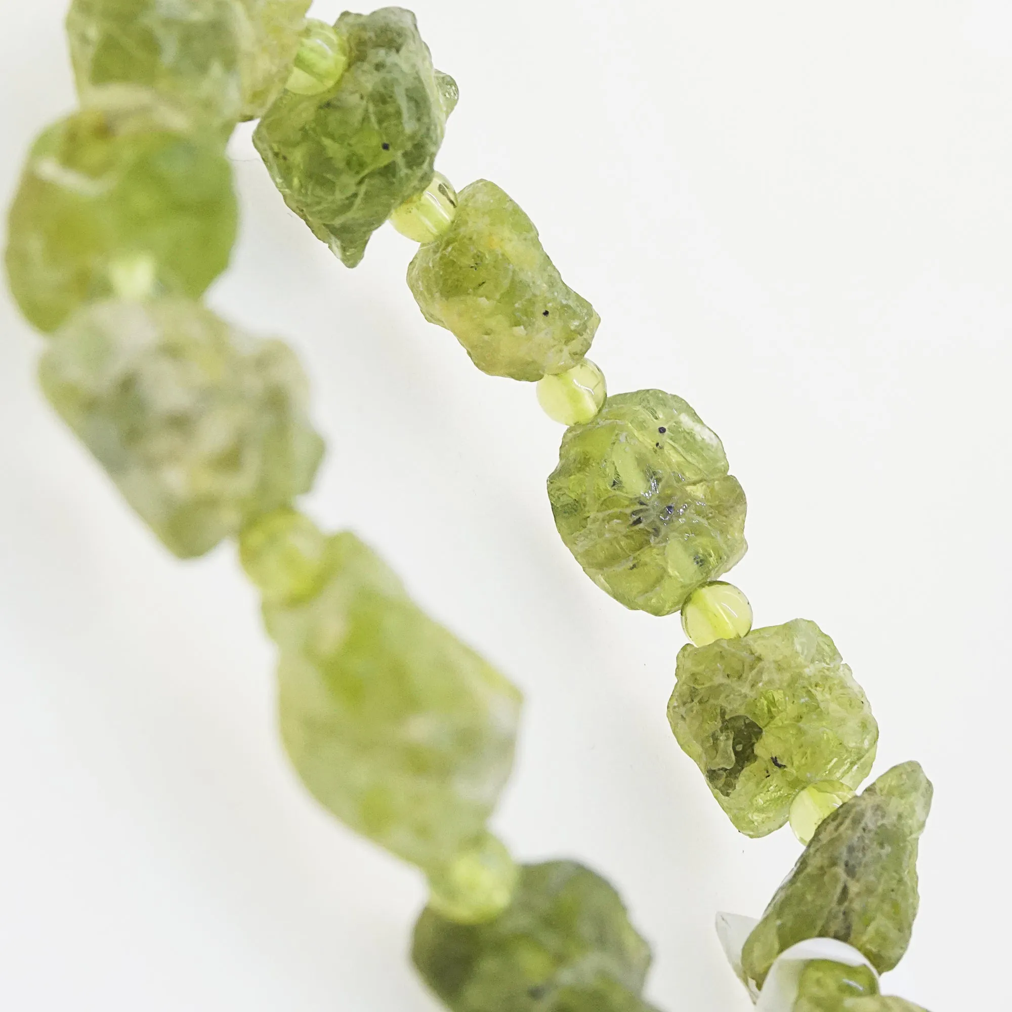 Peridot Raw with Polished 4mm