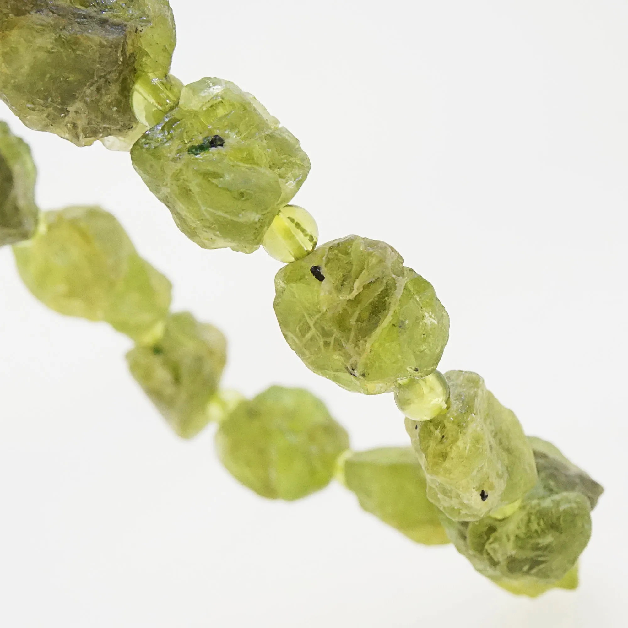 Peridot Raw with Polished 4mm