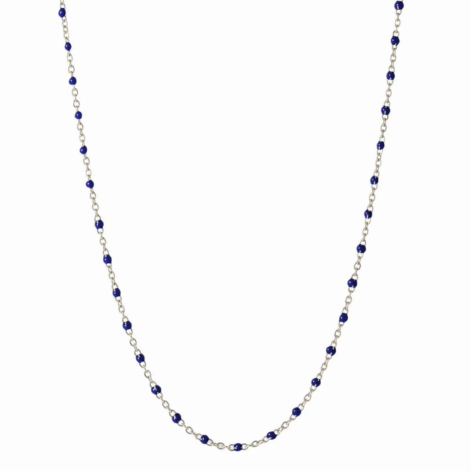 Ruby Colored Enamel Necklace