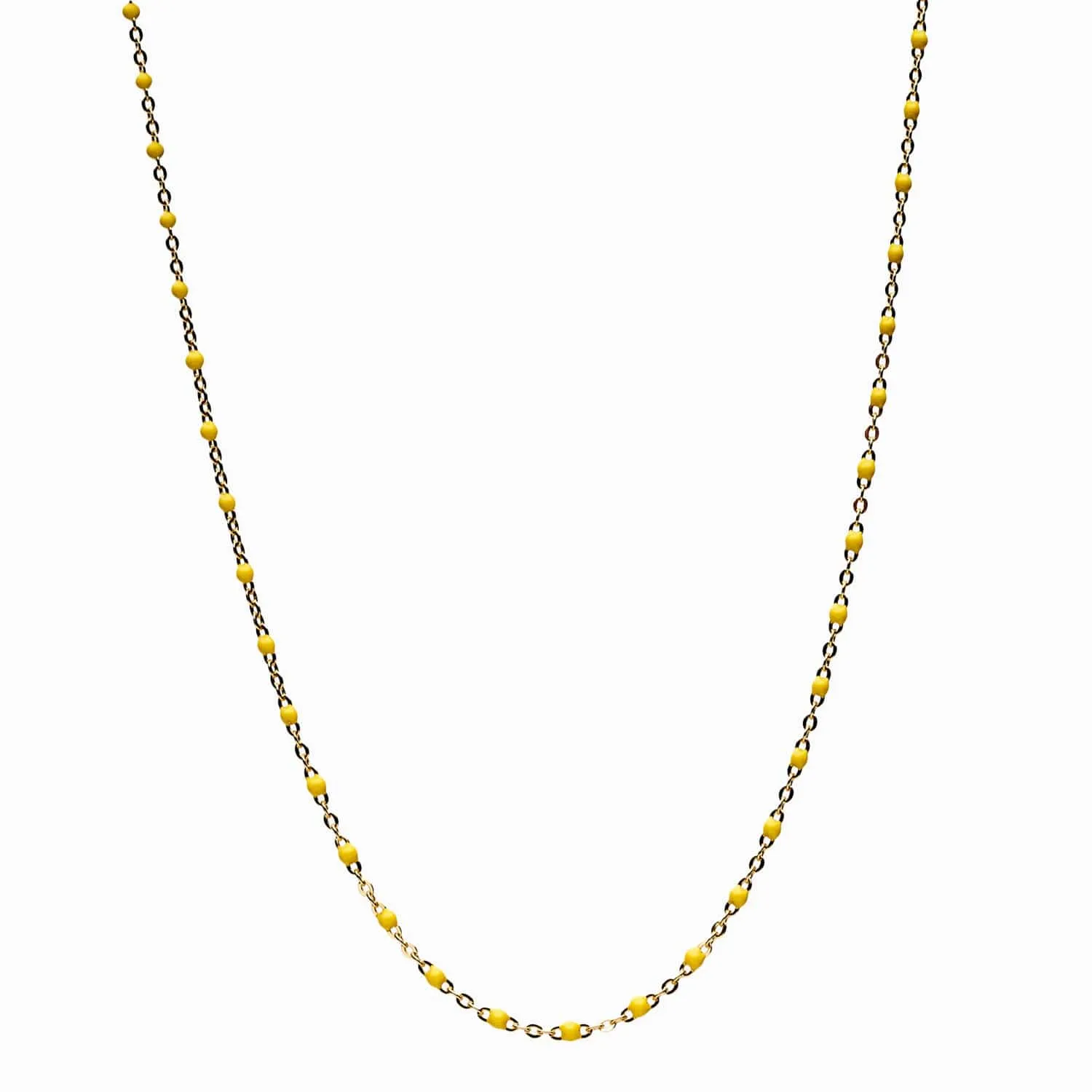 Ruby Colored Enamel Necklace