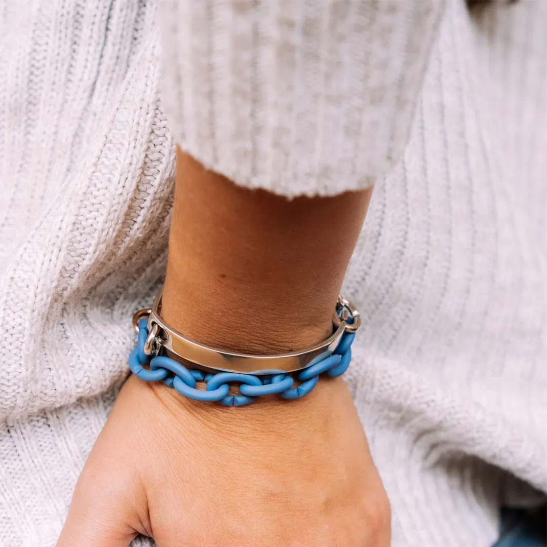Silver Bangle Link, Small