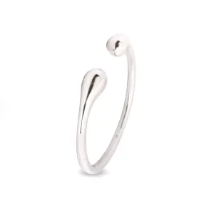 Sprout Bangle Silver - Dinosaur Designs
