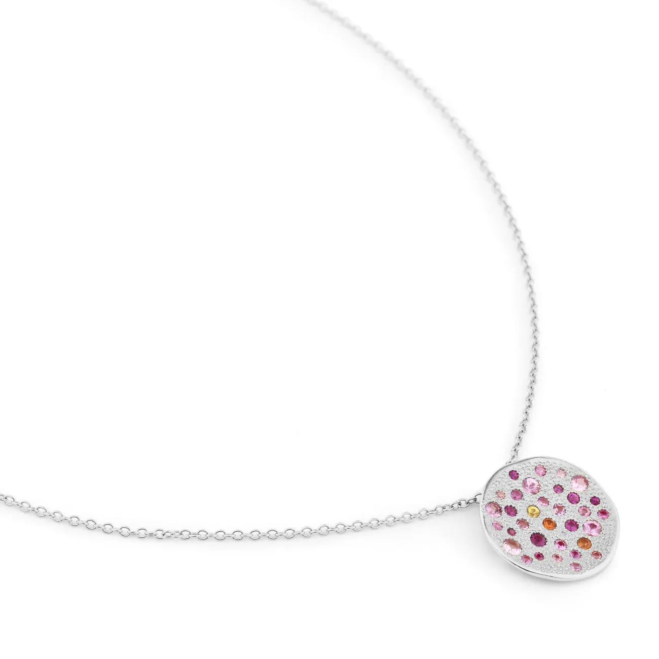 'Sunburst' Stardust Pendant Necklace