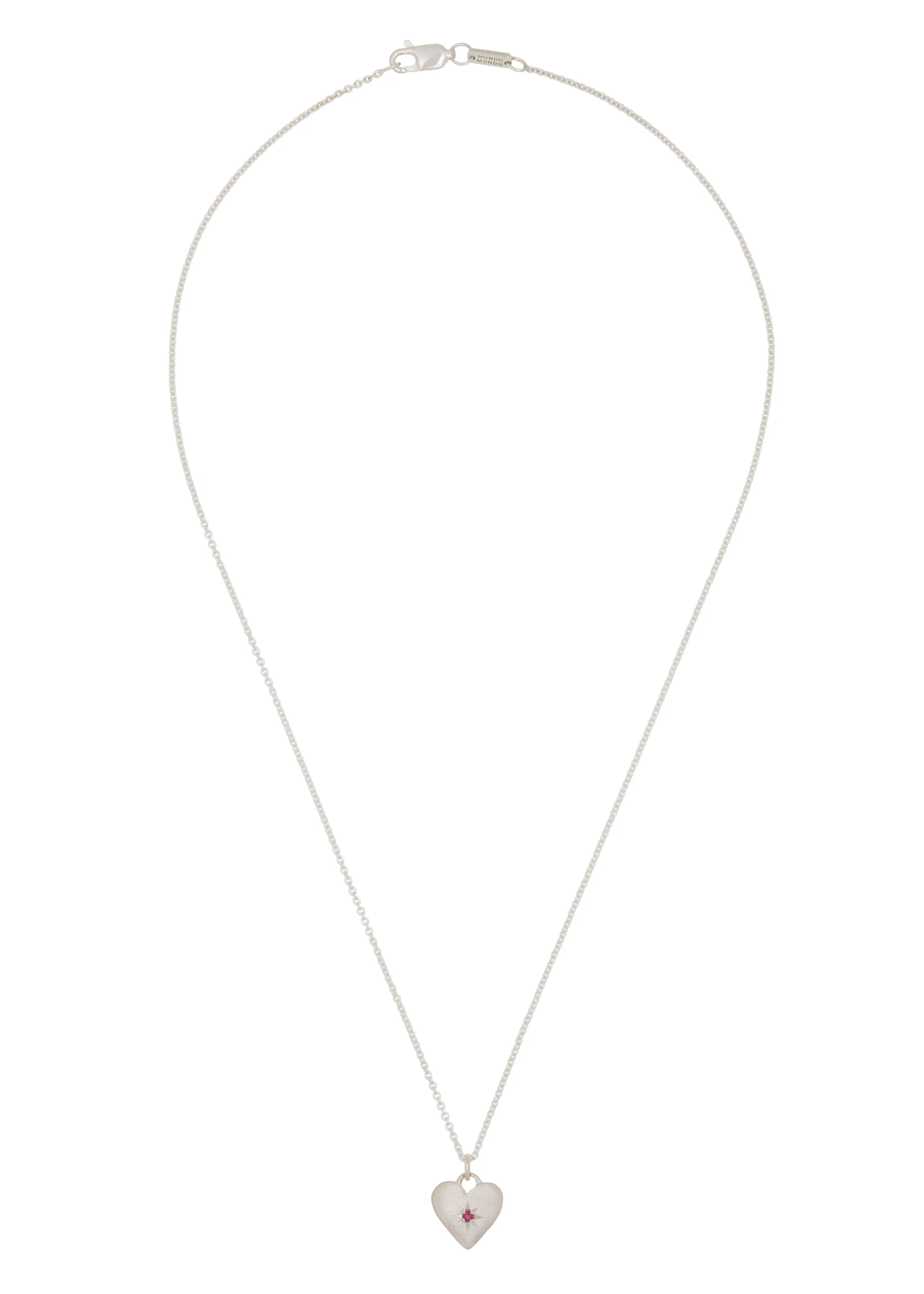 Sweetheart Necklace in Sterling Silver